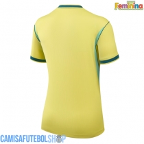 Camisa de time de futebol Brasil Replicas 1º Equipamento Feminina Mundo 2026 Manga Curta